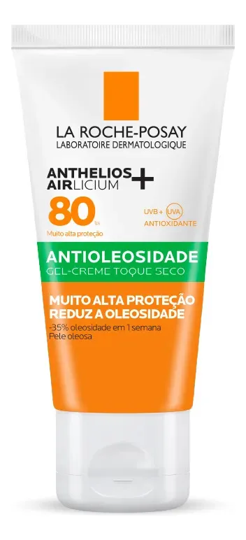 Protetor solar facial Anthelios FPS 80 antioleosidade 40 g