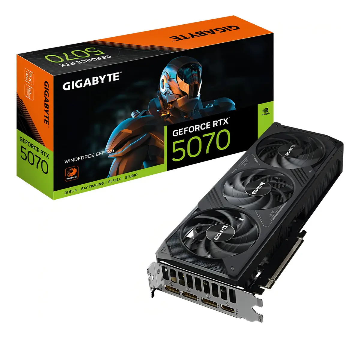 Placa de vídeo Gigabyte RTX 5070 Windforce SFF 12 GB